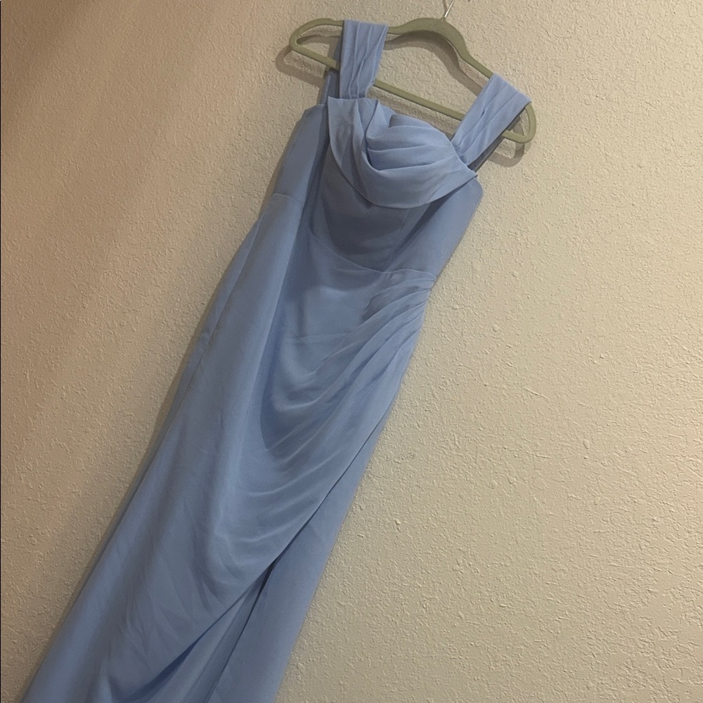 JJs House Strapless Light Blue Dress